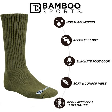 Knee high Premium Crew Socks (2 Pack)
