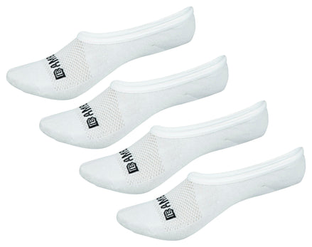 Bamboo Sports Super Low Cut No Show Bamboo Rayon Socks- Breathable, Moisture Wicking, Odor Eliminating, 4 Pair