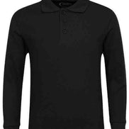 Men's Long Sleeve Pique Polo Shirt