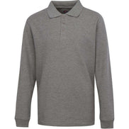 Boy's Long Sleeve Pique Polo Shirt