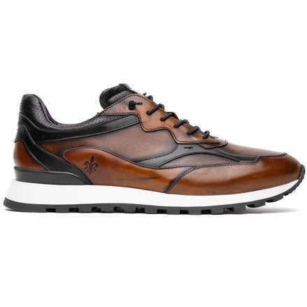 Bravo Hand Finished Trainer Cognac / Black