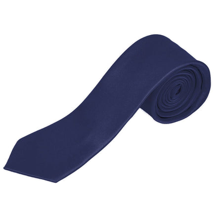 Solid 2.5" Slim Tie