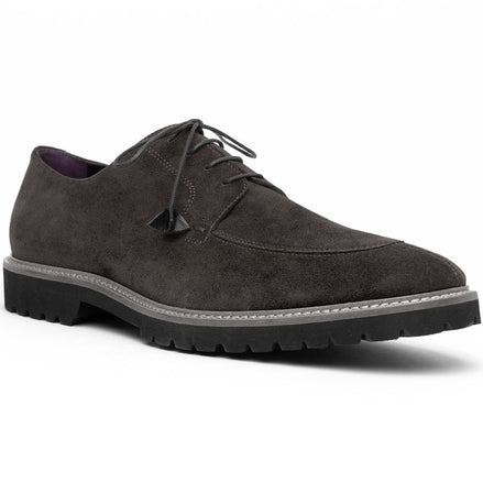 Campo Sueded Goatskin Lace Up, Grey