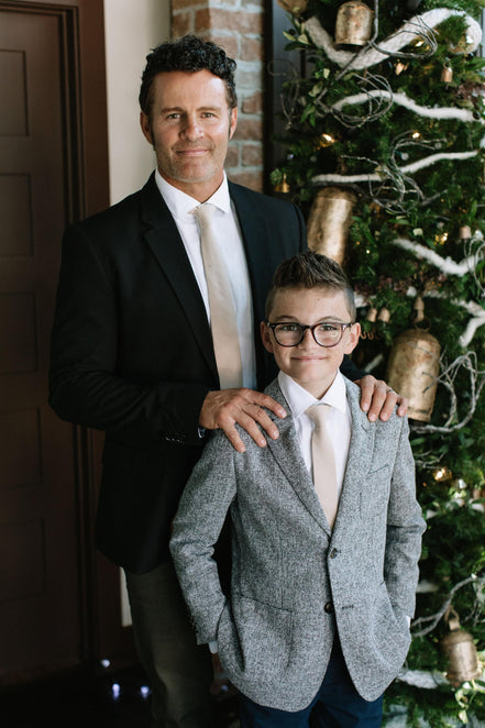 Champagne Men's Tie
