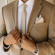 Champagne Men's Tie