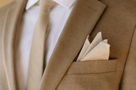 Champagne Pocket Square