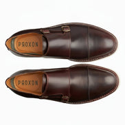 STEEL TOE MONK STRAP SHOE DANTE BROWN