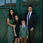 Dashing Floral Boys Tie