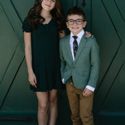 Dashing Floral Boys Tie