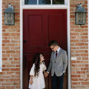 Red Hot Floral Boys Tie