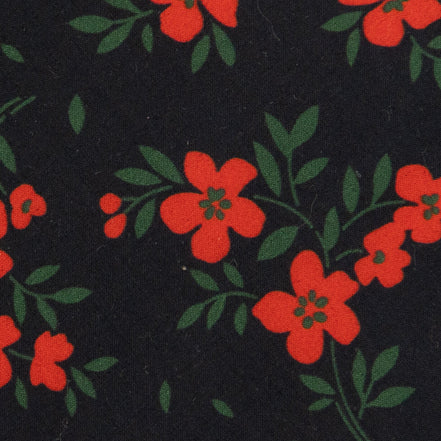 Red Hot Floral Boys Tie