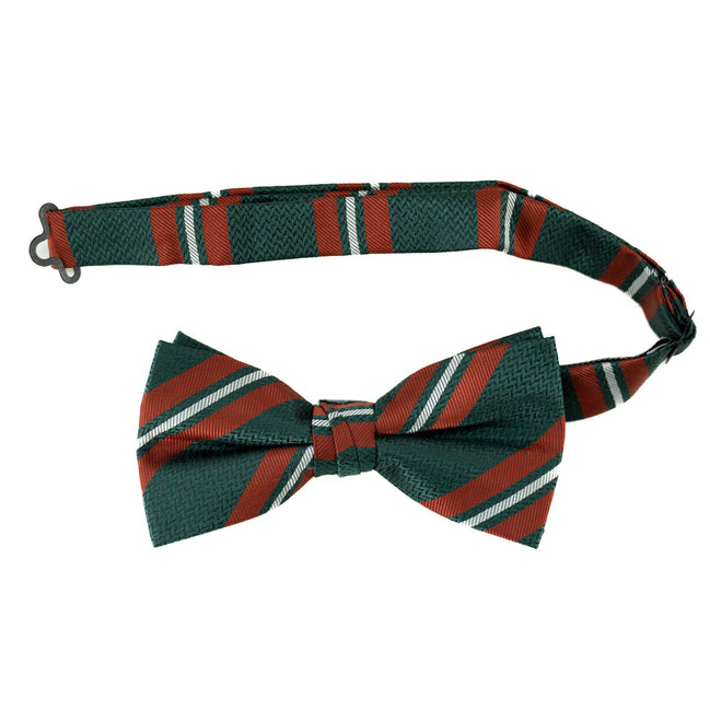 Ebenezer Stripe - Men's Pre-tied Bow Tie