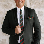 Ebenezer Stripe - Pocket Square