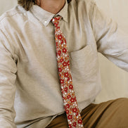 Fall Floral Men's Tie