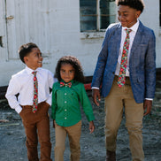 Jolly Floral Boys Tie