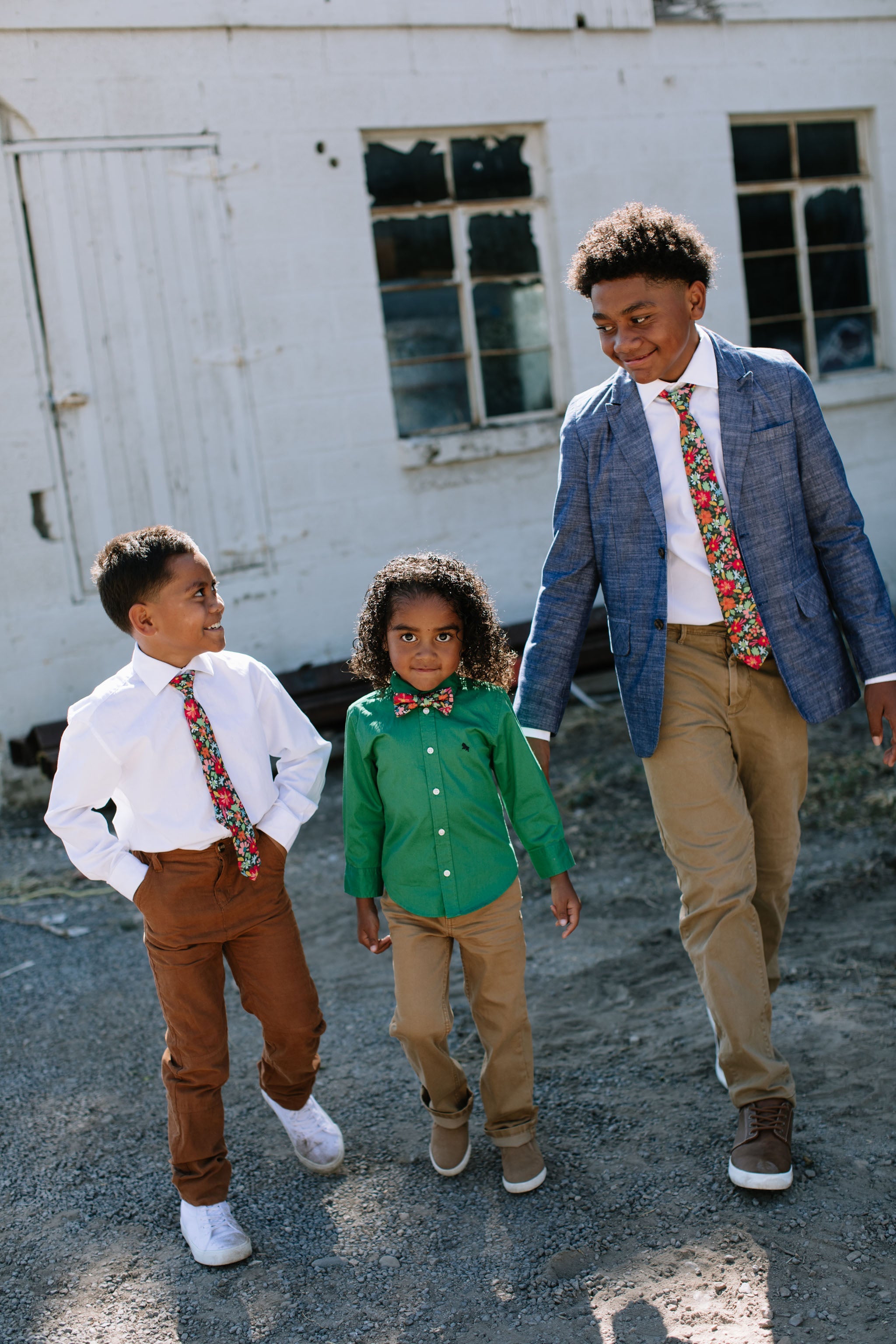 Jolly Floral Boys Tie