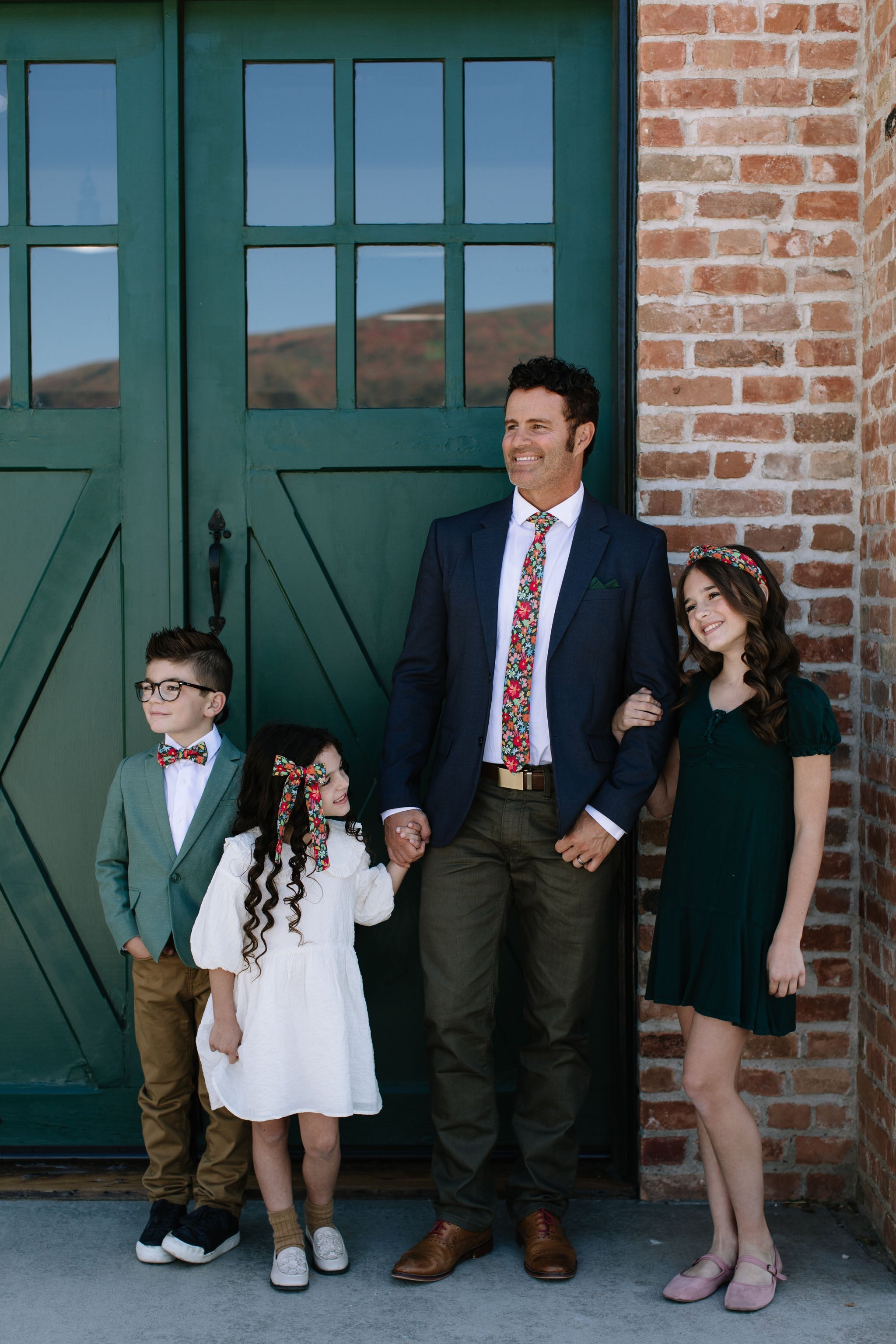 Jolly Floral Boys Tie