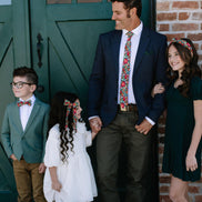 Jolly Floral Boys Tie