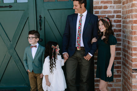 Jolly Floral Boys Tie