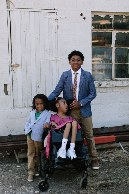 Jolly Floral Boys Tie