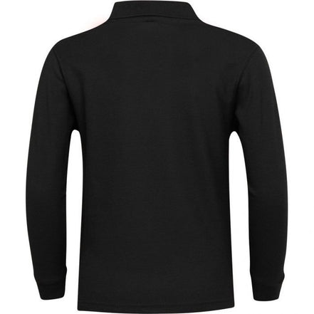 Boy's Long Sleeve Pique Polo Shirt
