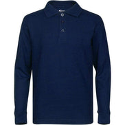 Boy's Long Sleeve Pique Polo Shirt