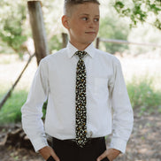 Midnight Floral Boys Tie