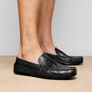 Monza Crocodile Driver, Black