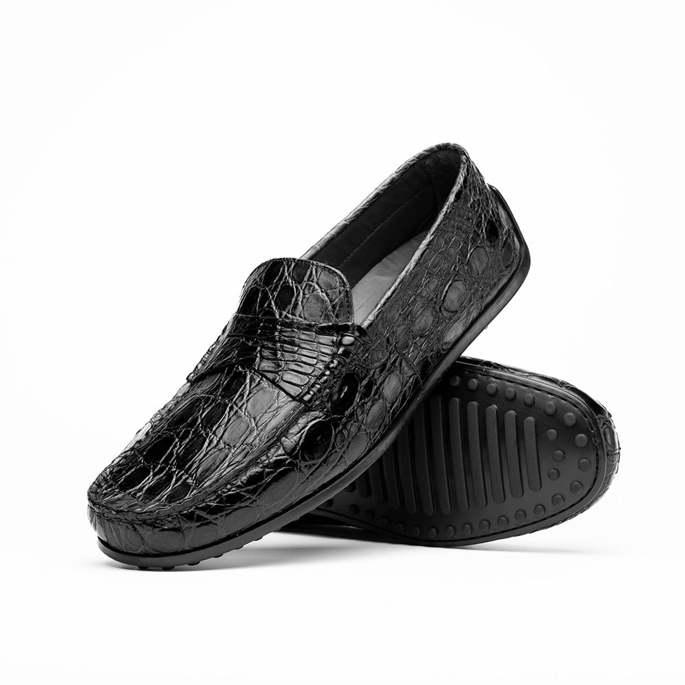 Monza Crocodile Driver, Black