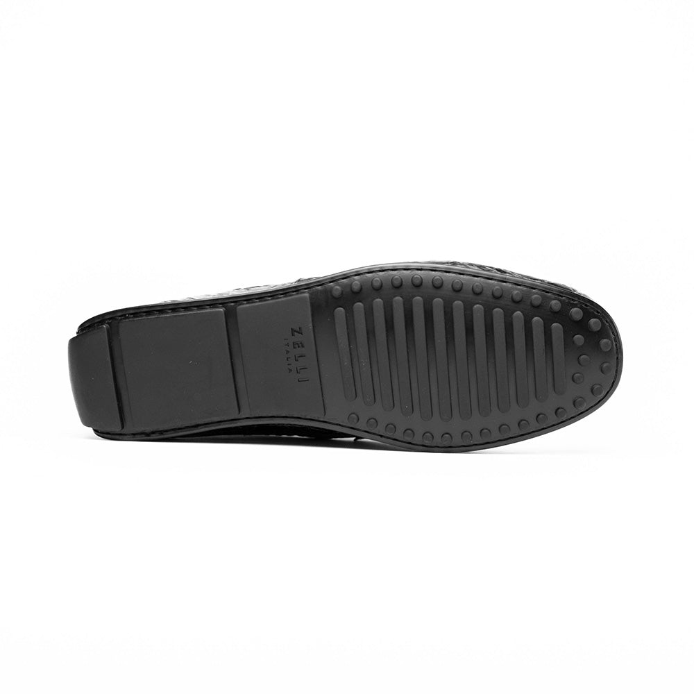 Monza Crocodile Driver, Black