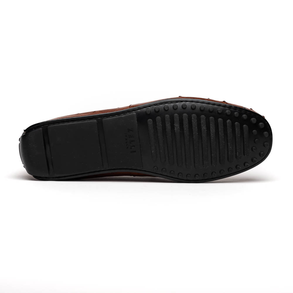 Monza Ostrich Quill Driver, Brandy