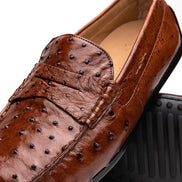 Monza Ostrich Quill Driver, Brandy