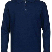 Men's Long Sleeve Pique Polo Shirt