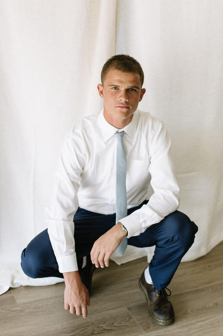 Powder Blue - Men's Tie