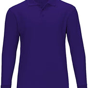 Boy's Long Sleeve Pique Polo Shirt
