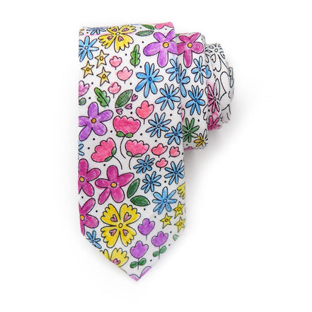 Rad FLORAL Coloring Tie *markers sold separately