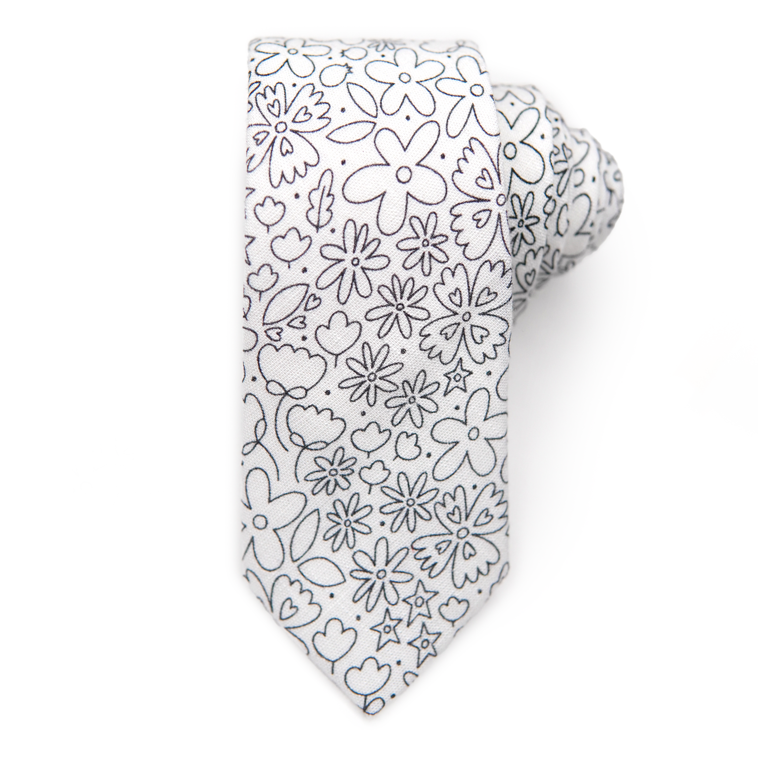 Rad FLORAL Coloring Tie *markers sold separately