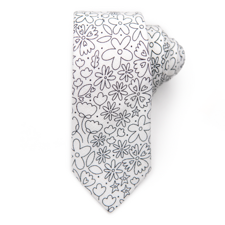 Rad FLORAL Coloring Tie *markers sold separately