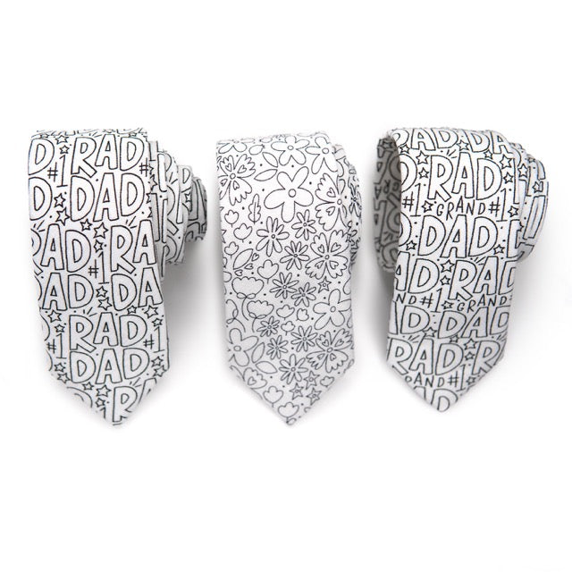 Rad FLORAL Coloring Tie *markers sold separately