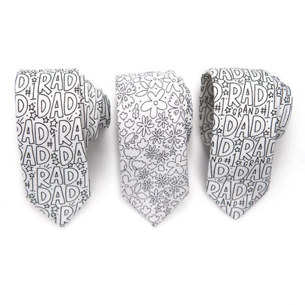 Rad FLORAL Coloring Tie *markers sold separately