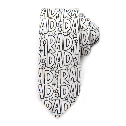 Rad Dad Coloring Tie  *markers sold separately