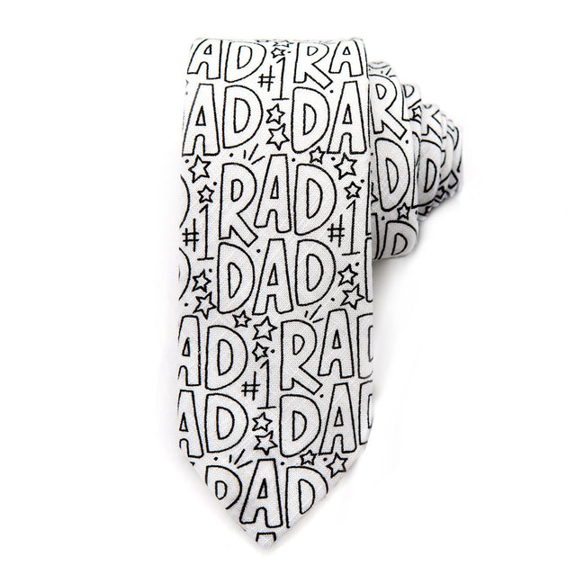 Rad Dad Coloring Tie  *markers sold separately