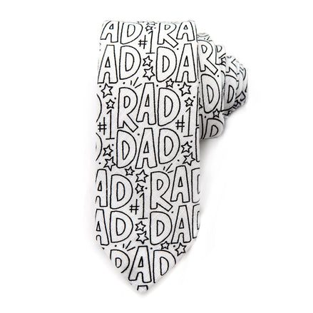 Rad Dad Coloring Tie  *markers sold separately