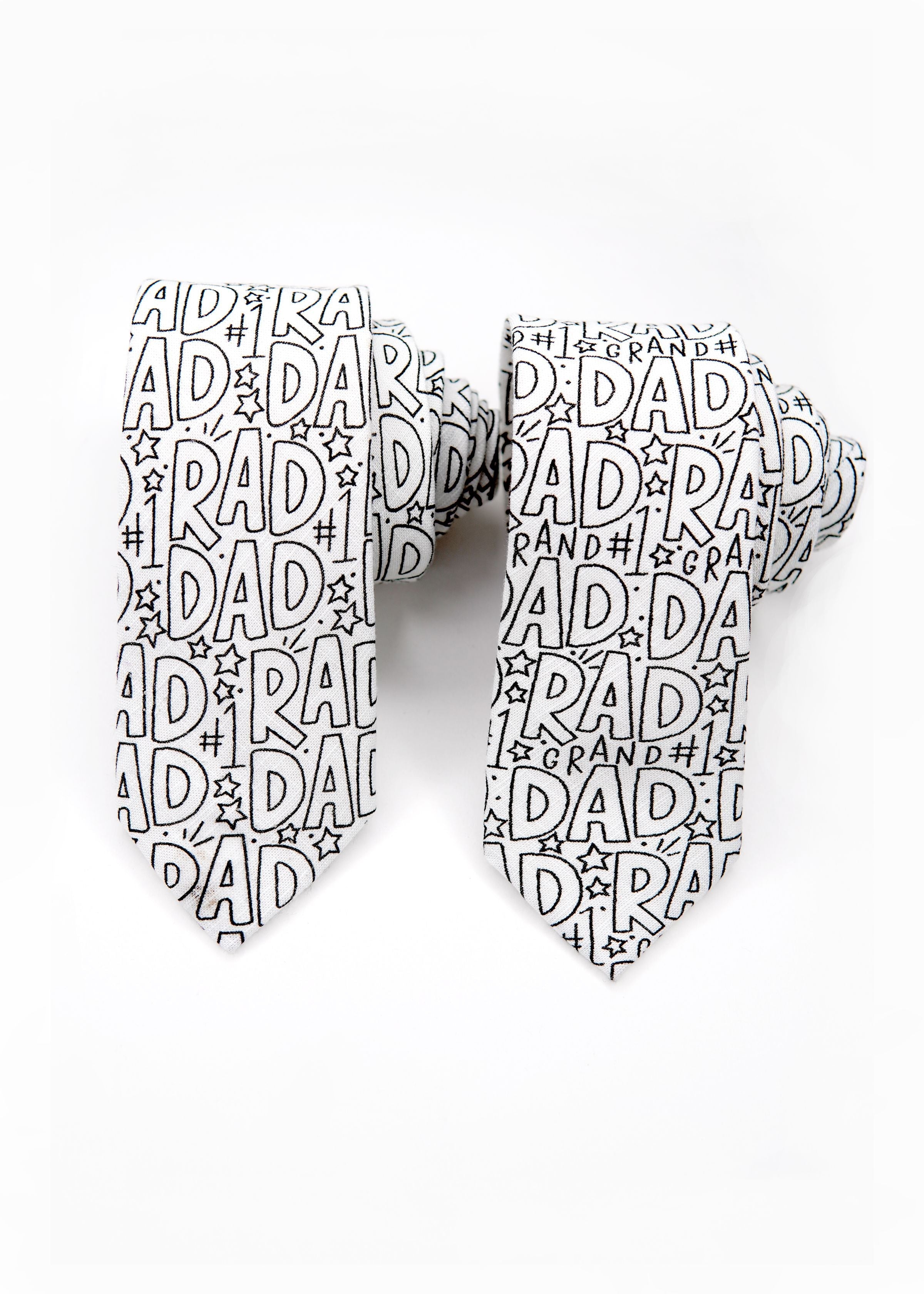 Rad GRAND Dad Coloring Tie  *markers sold separately