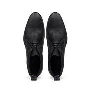 Rezza Suede Calfskin Chukka Boot Black