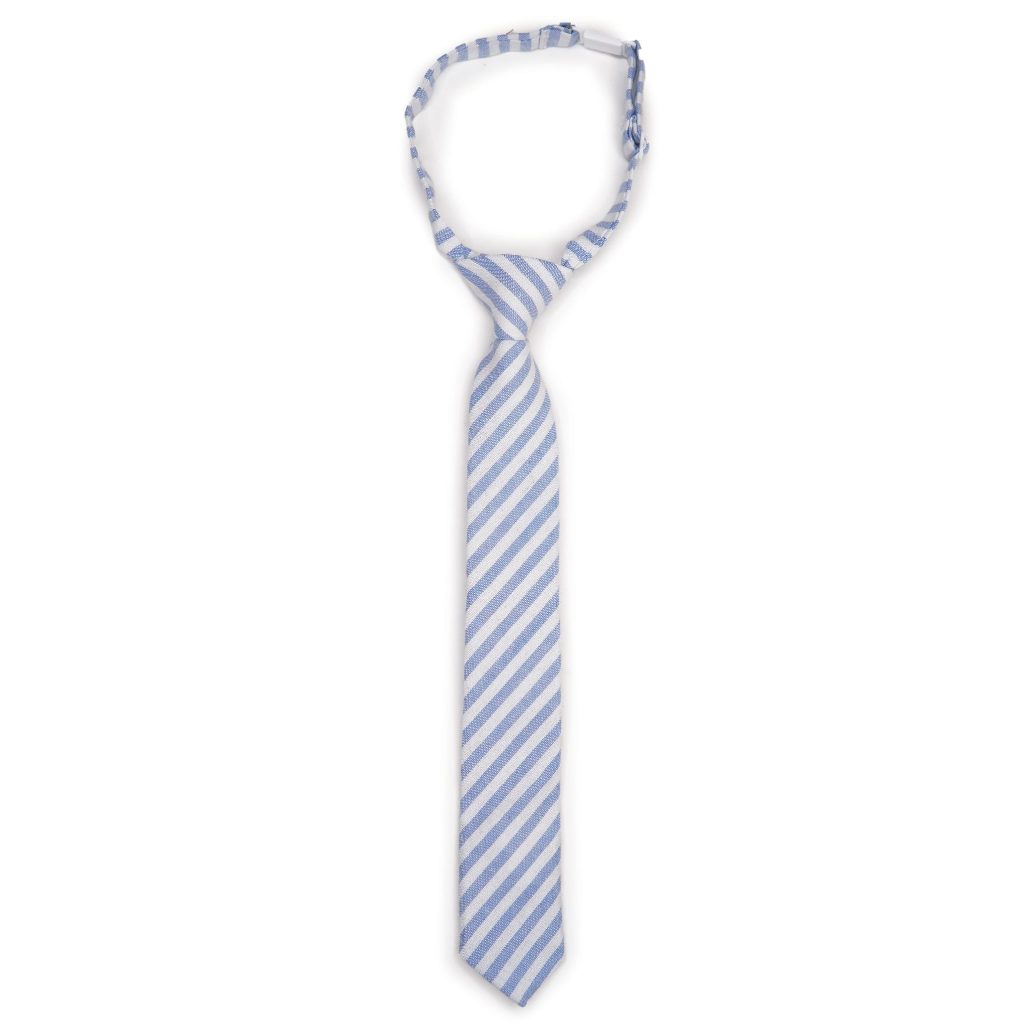 Robin Egg Stripe Boys Tie