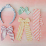 Robin Egg Stripe Boys Tie