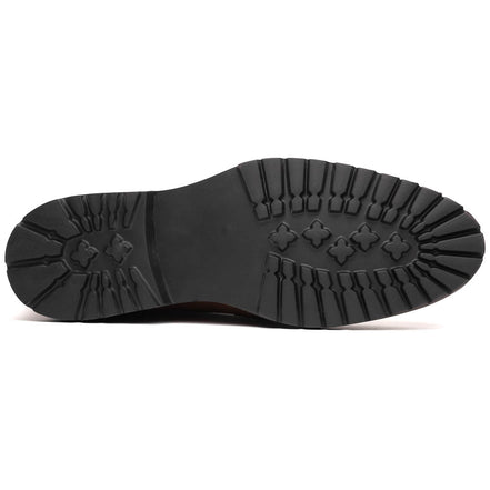 Rezza Suede Calfskin Chukka Boot Black