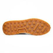 Roxi Suede & Calfskin Sneaker, White