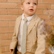 Sea Foam Boys Tie